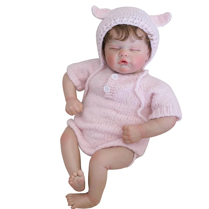 48cm 19inch Reborn Baby Doll Quinbee Cute Cotton Body