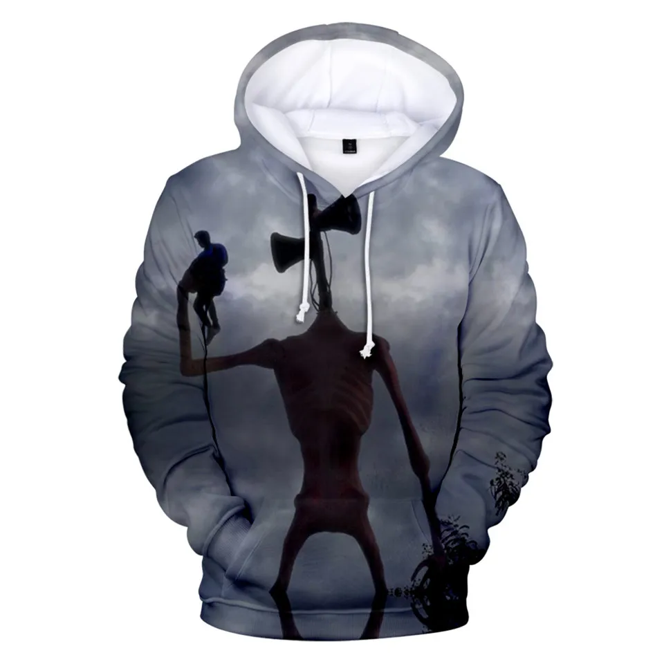 

Siren Head 3D Print Hoodie Horror Game Hoodies Sweatshirt Autumn Winter Unisex Hoody Male Harajuku Jacket Clothing