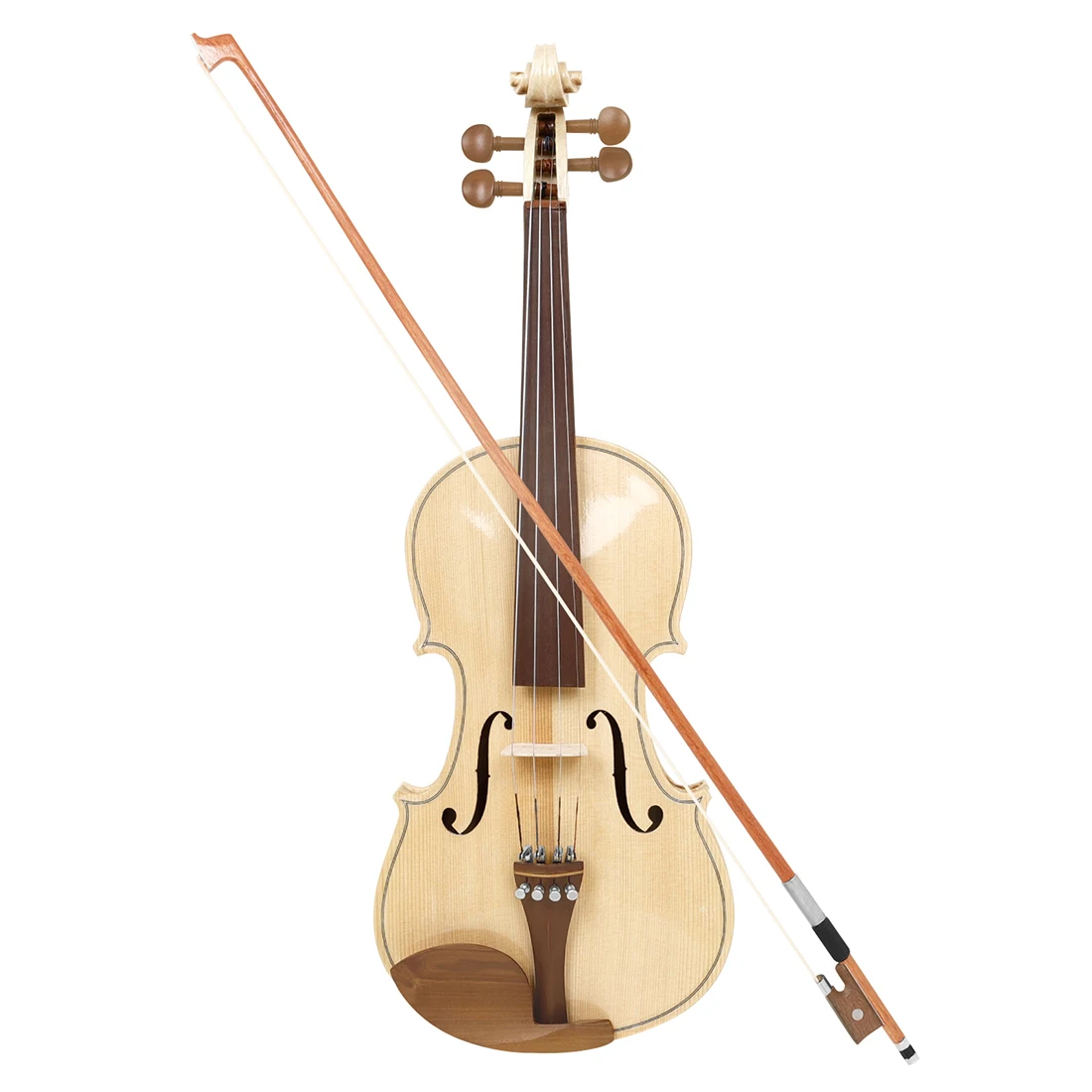 4/4 Full Size Spruce Wood Acoustic Violin For Beginner/Professional With Bow and Case Jujube Wood Fingerboard Tuning Pegs Fiddle