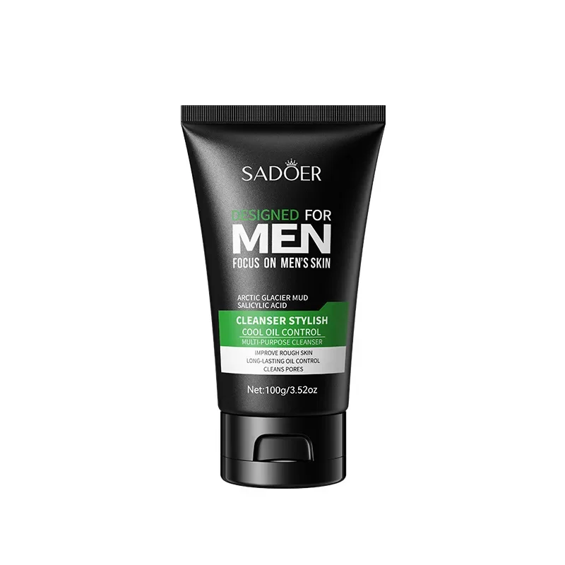 Men Facial Cleanser Face Washing Moisturizing Man Skin Care Oil Control Blackhead Remove Scrub Cosmetics Deep Norishing