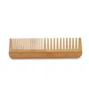 3 Pieces Wide & Fine Teeth Bamboo Comb Custom LOGO  - Personalized Your Name Text Date - Bamboo Hair Comb for Women 6