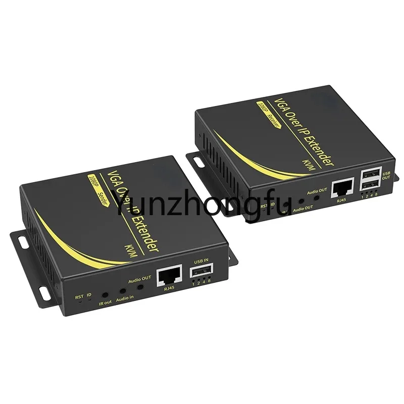 

KU300 KVM Extender 300m VGA to RJ45 Amplifier VGA Ethernet Extender USB Mouse Keyboard