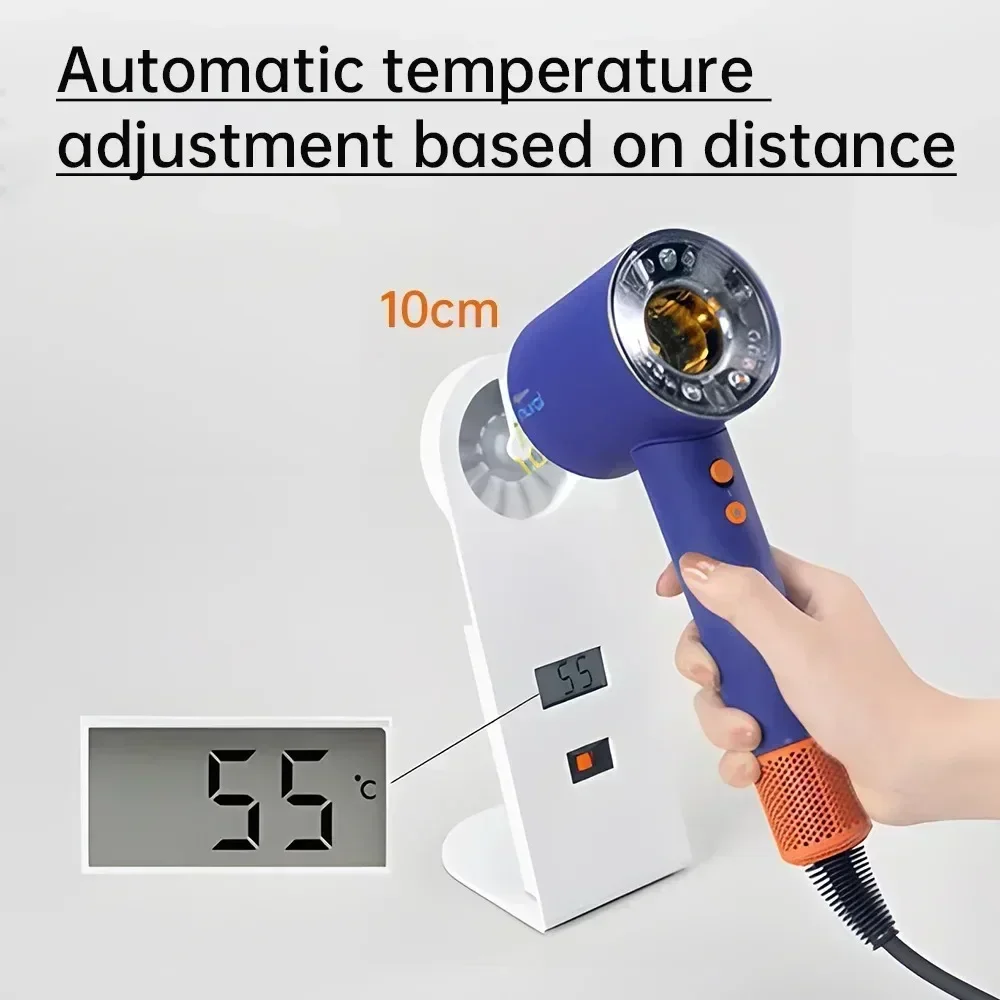 New Professional Leafless Hair Dryer Powerful Strong Wind Hair Styler Negative Ion Styling Tools Intelligent Temperature Control 5