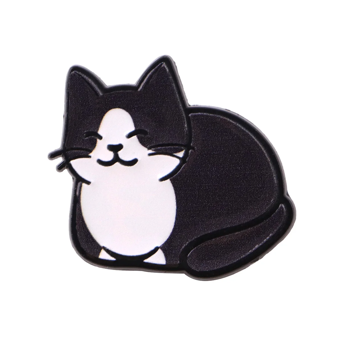 Van Gogh Starry Night Enamel Cat Brooch - Cute Lapel Pin Badge for Backpacks and Costumes - Fashion Jewelry Gift