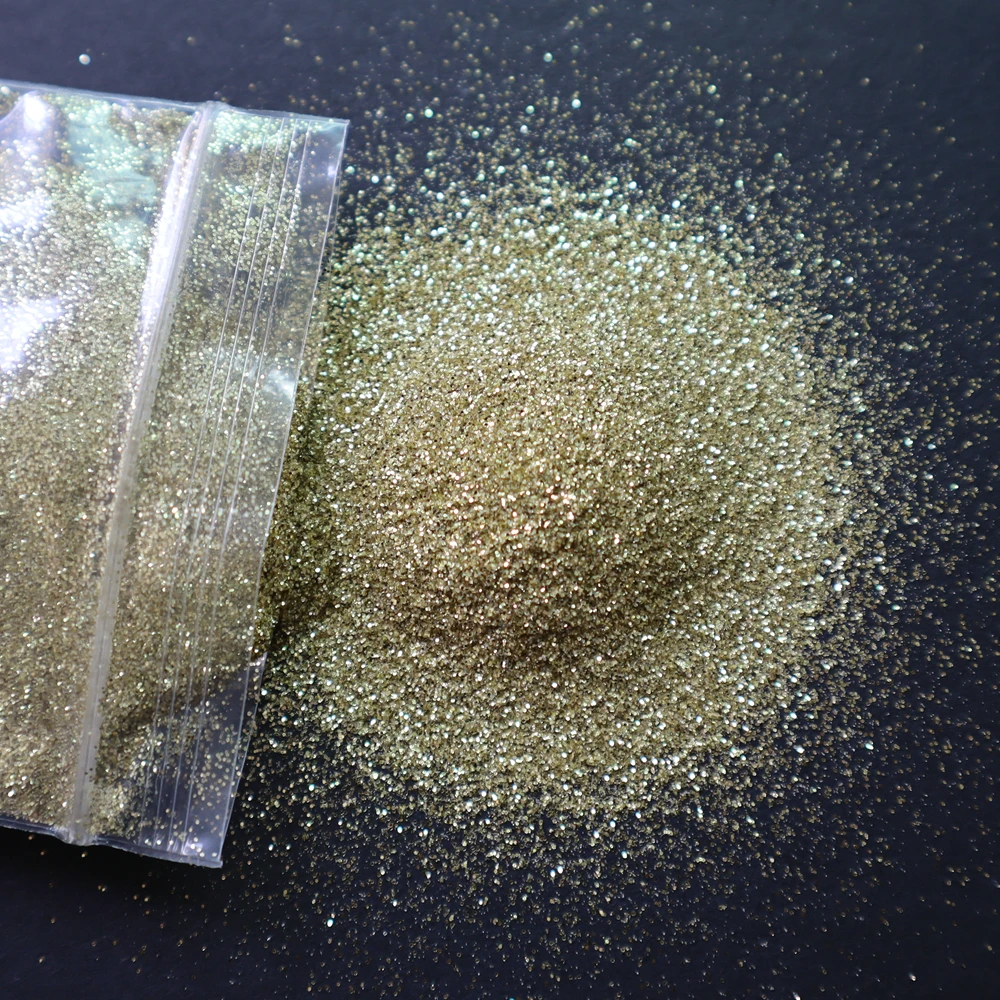 Luxurious Champagne Silver & Gold Fine Nail Glitter Powder