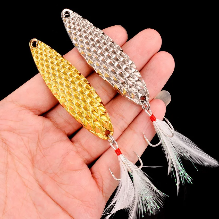 8pcs/lot Metal Jig Fishing Lure Weights 30g-120g Fishing Jigs Saltwater  Lures Bass Isca Artificial Fake Fish Glitter Holographic