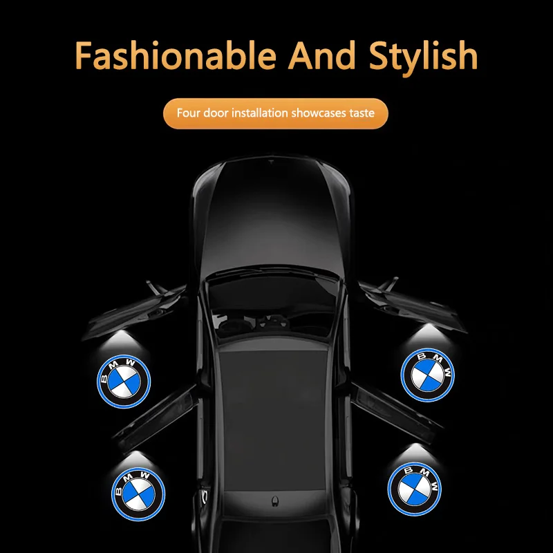 BMW M 스포츠 M2 M3 M4 M5 M6 E46 E90 E60 F10 F30 E39 E36 F20 E87 패션 자동차 도어 웰컴 라이트 로고 프로젝션 라이트