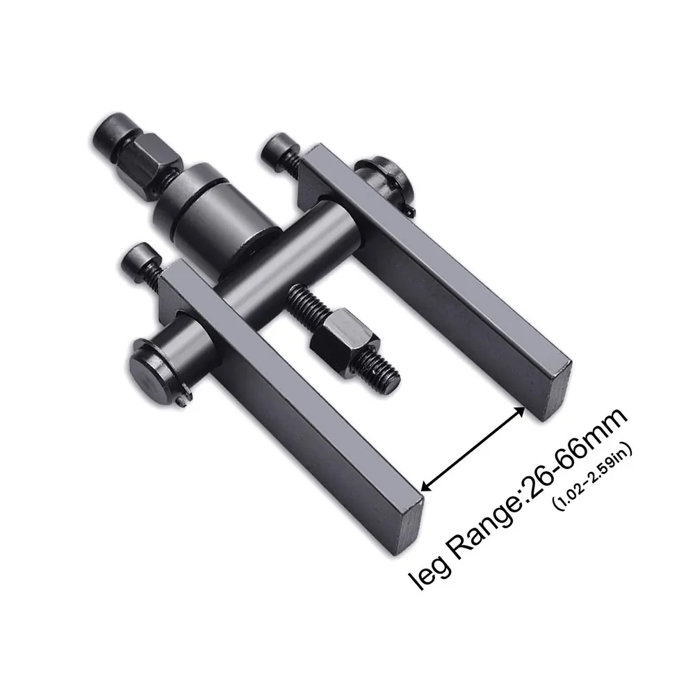 Podofo 8-25MM Blindloch-Lagerabzieher-Set, 10-teilig, Zweiklauen-Innenlager-Demontagewerkzeug für Motorräder und Autos – Detail 3
