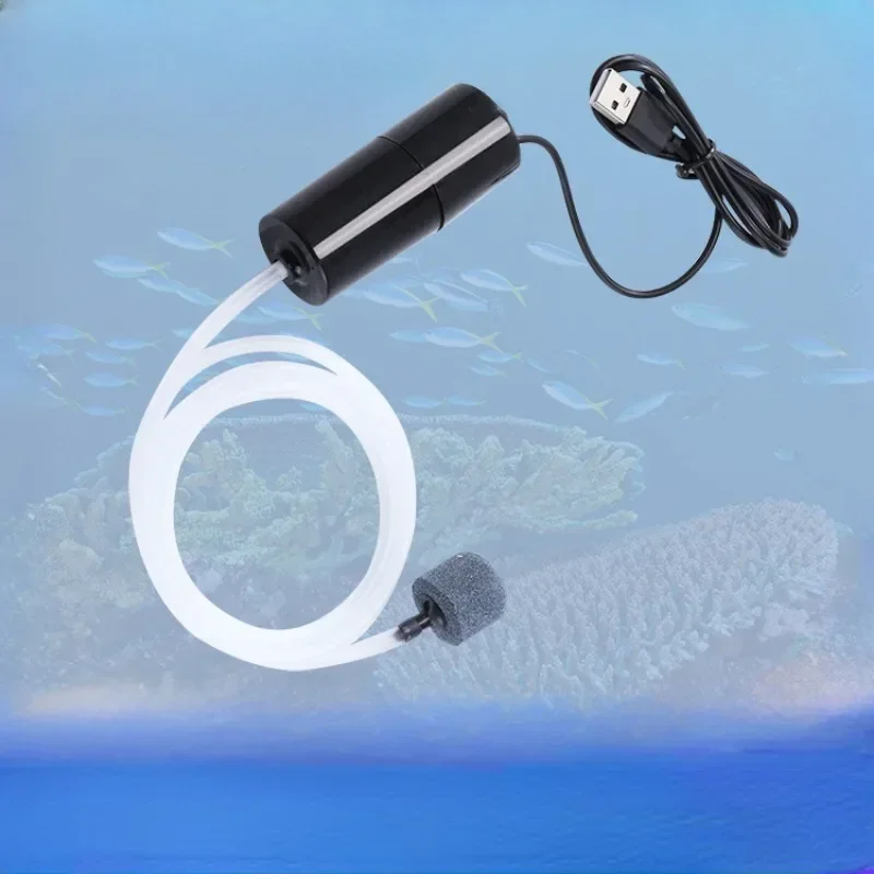 Silent Oxygenator Small Oxygen Pump Portable Mini USB Charging Fish Tank Oxygen Pump Fish Farming Aquarium Supplies End Fragment fish tank oxygen pump aquarium air pump aquarium accessories