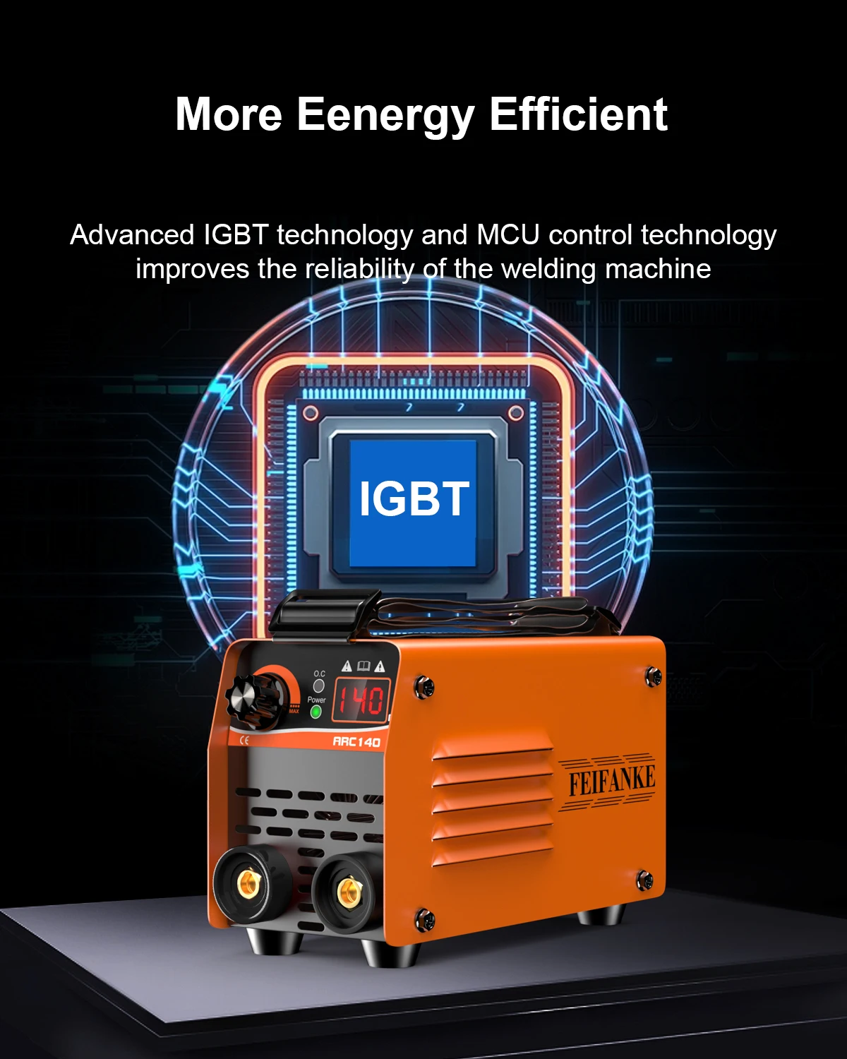 FEIFANKE ARC140 Mini Welding Machine MMA/GASLESS MIG/LIFT TIG 120 Welder Flux Core Welder for Carbon Steel Stainless Steel 4