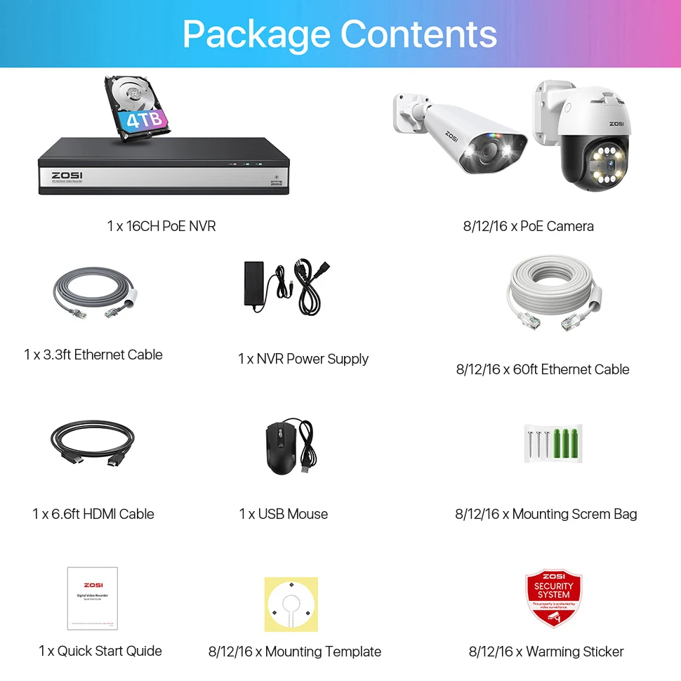 ZOSI 16CH 5MP PTZ PoE Security IP Camera System 4K 8MP NVR Smart Face Person Vehicle Detection CCTV Video Surveillance Kit 27 Sb738d0bd3ea14d1cb1bf054b3567aaf1I ZOSI 16CH 5MP PTZ PoE Security IP Camera System 4K 8MP NVR Smart Face Person Vehicle Detection CCTV Video Surveillance Kit