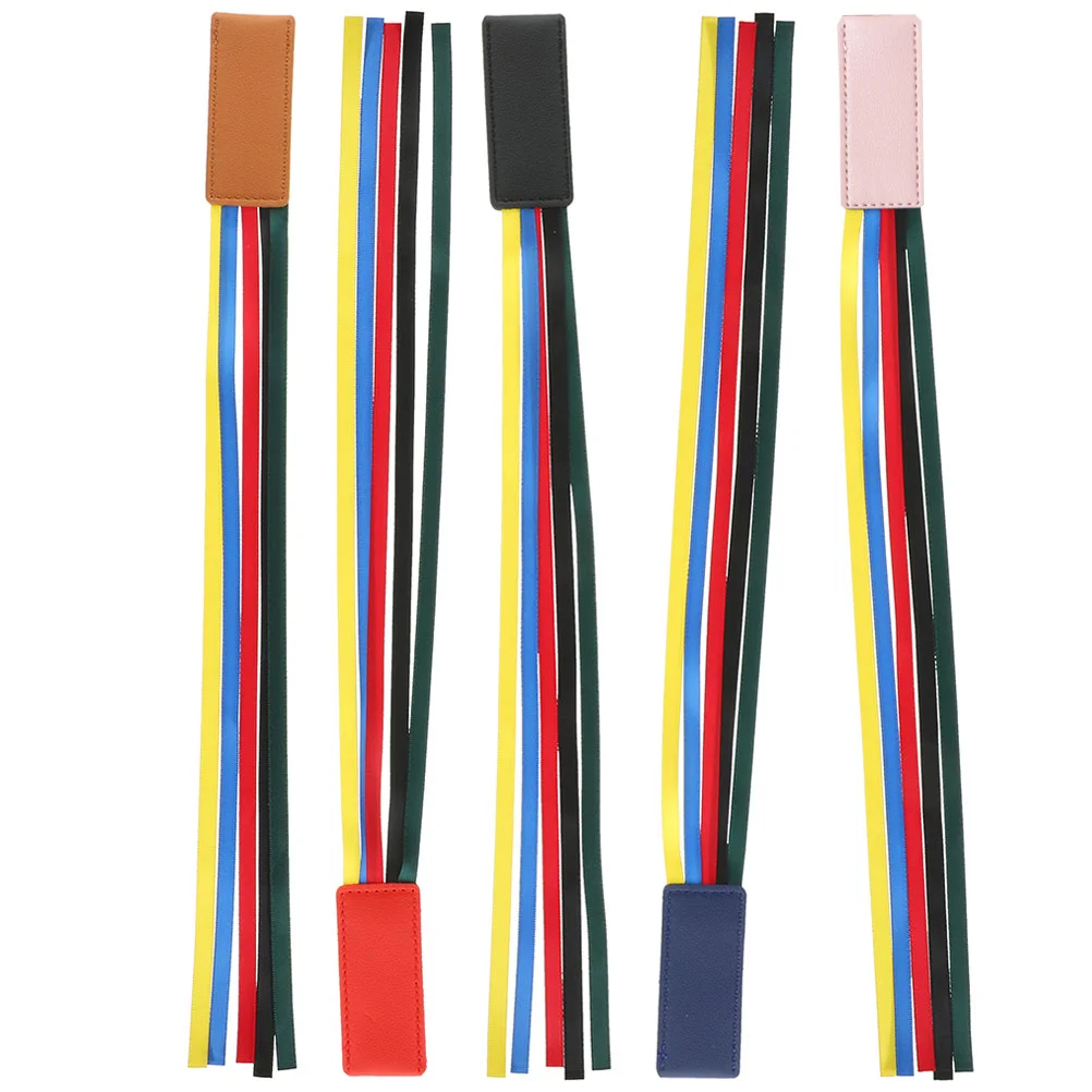 

5 Pcs Label Ribbon Bookmark Student Bookmarks Zipper Slider Replacement Delicate