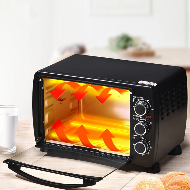 20L Small Capacity Household Mini Electric Oven Baking Machine Microwave Oven 3