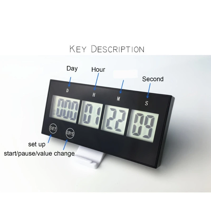 

Days Countdown Timer Digital Touched Exercise Goal for Time Arrangement