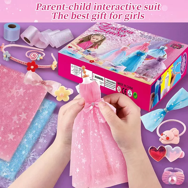 Craft Toys Girls 6 7 8 9 10 11 To 15 Years Old Diy Tools Doll Clothes Sewing  Kit Fashion Designer For Party Beginner Girls Kids - Beads Toys - AliExpress