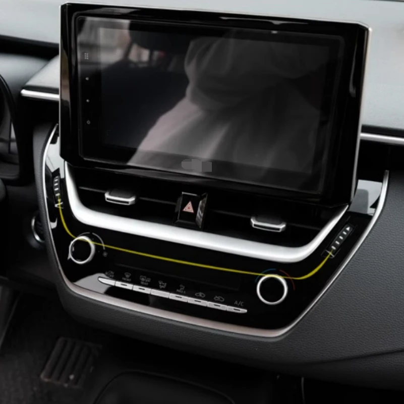 Accessori Interni Copertura Della Striscia Di Uscita Dell'Aria Di Controllo Centrale Per Toyota Corolla E210 2019 - 2023 Corolla Cross 2021 2022 2023