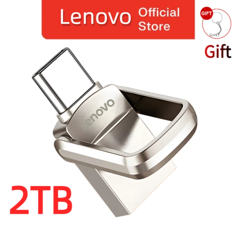 Lenovo Metal 2Tb Pen Drive Originale Usb 3.0 1Tb Pendrive 128Gb Usb Flash Drive Usb Memoria 2Tb Chiavetta Usb Per Accessori Ps4 Ps5