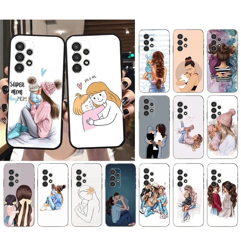 Super-Mom-Mother-Daughter-Son-Phone-Case-For-Samsung-Galaxy-A52S-A04S ...
