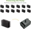 12 Pack Cat Water Fountain Sponge Filters, Replacement Foam Filters for 67oz/2L Pet Fountain 65oz/1.85L Dog Drinking Fountain 3