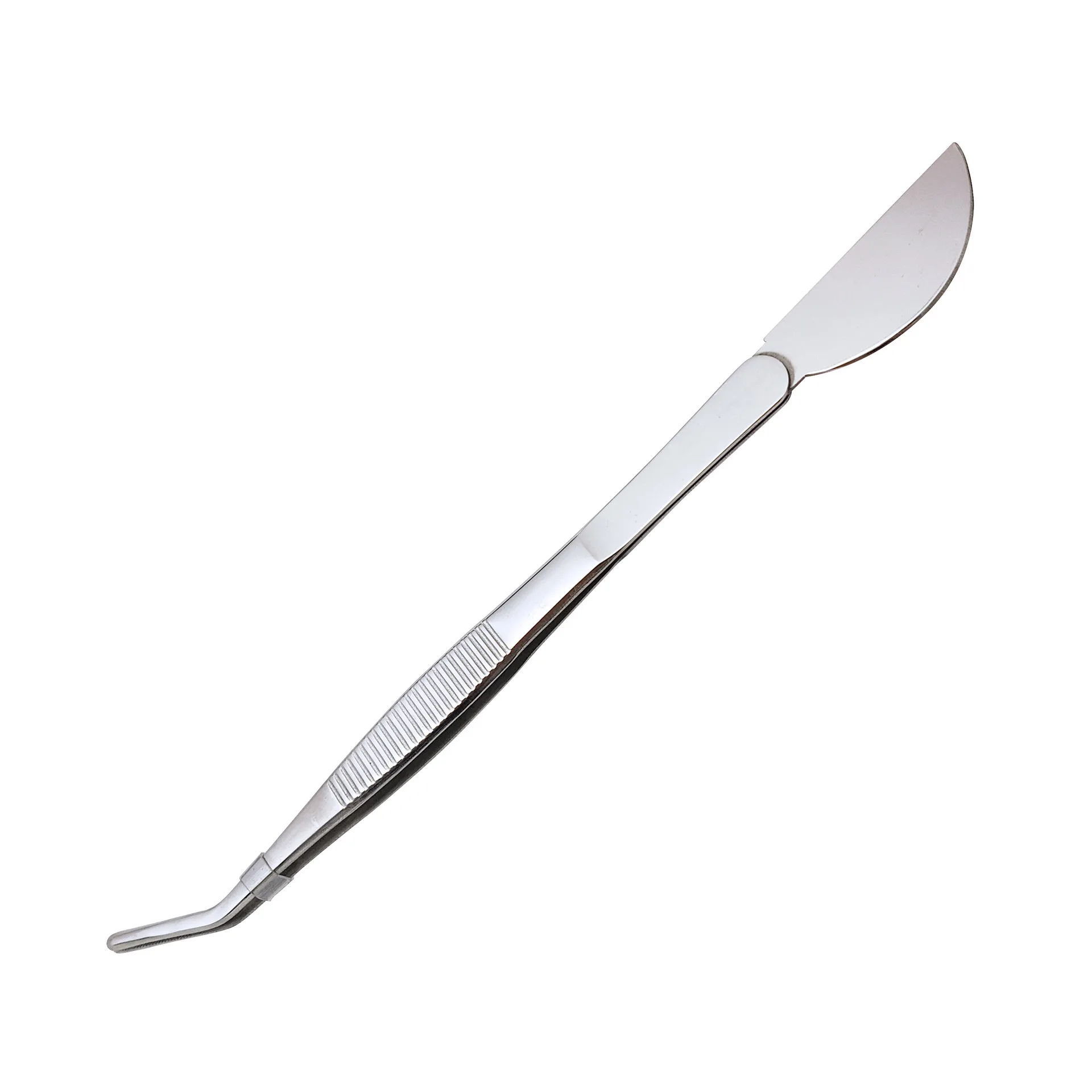 304 Stainless Steel Tweezers Straw Harrow Potted Tool Soil Loosening Tweezers Rake Dual-purpose Gardening Tool Fleshy tweezer tool