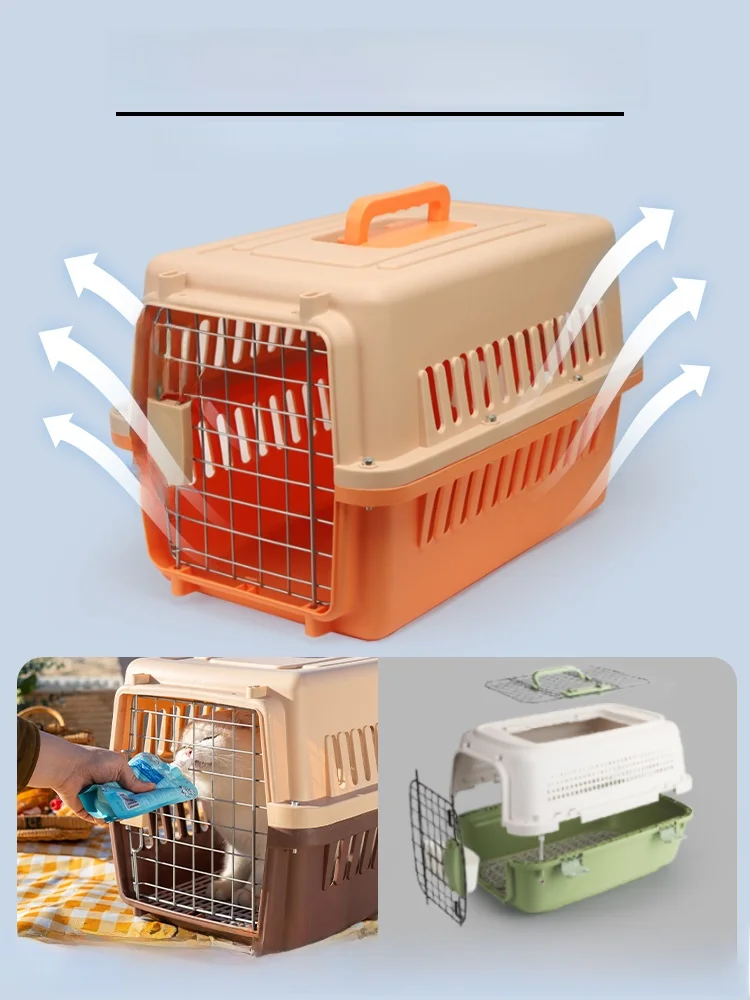 Portable Pet Air ip Cage for Dogs And s Travel Car Carrier Waterproof Dog Cage  Carrier for Travel And ip