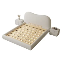 Chambre fantaisie lit Table de chevet rembourré princesse reine lit Double moderne rangement Muebles Para El Hogar meubles de maison 6