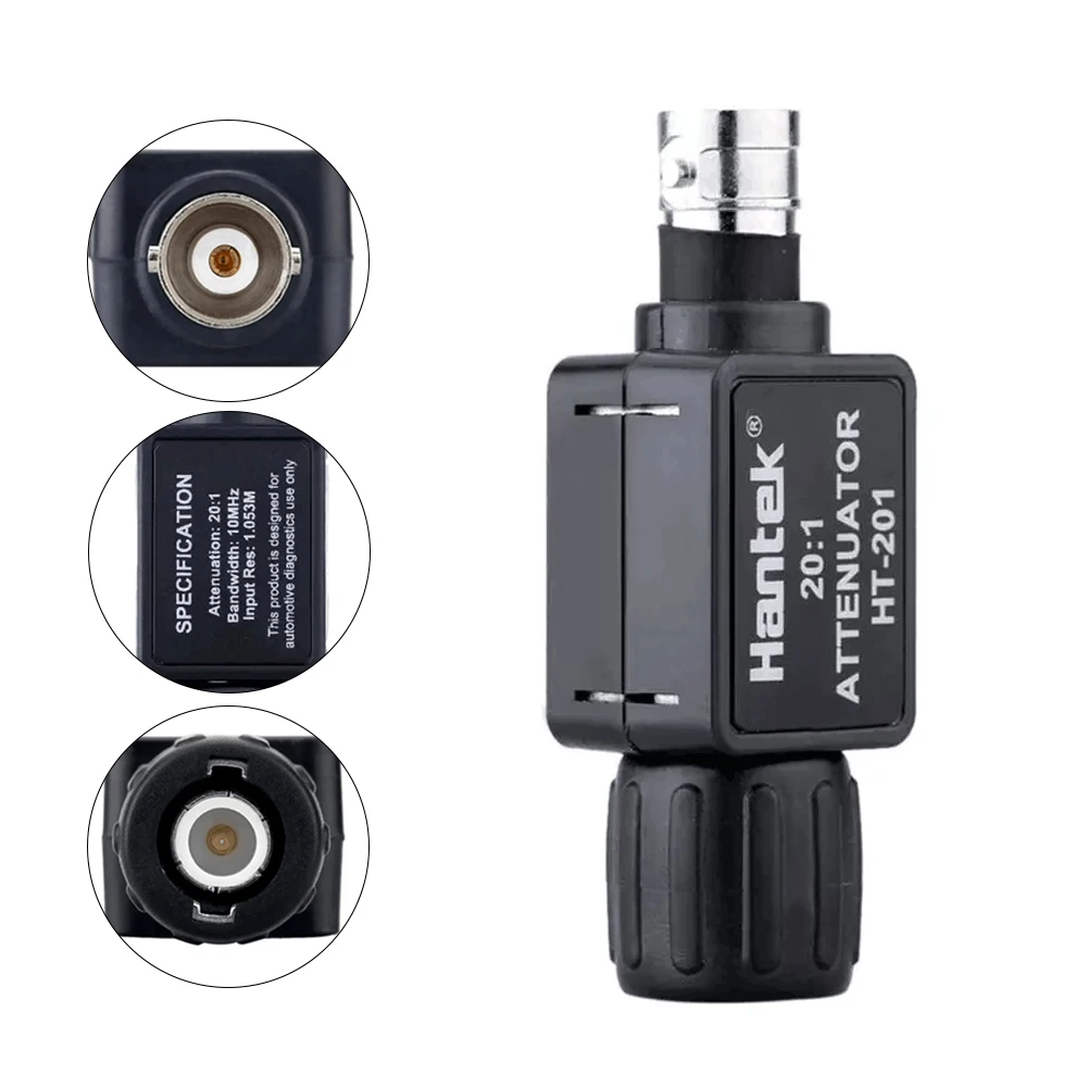 Hantek HT201 20:1 10MHz Oscilloscope Attenuators Passive Attenuator for Automotive Oscilloscope Diagnostics Use Only