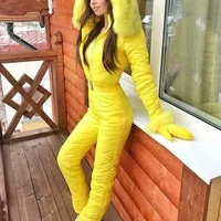 Women Winter Warm Snowsuit Outdoor Sports Pants Ski Suit Waterproof Jumpsuit Women Winter Outdoor Warm Snowsuit H9 - Image 3