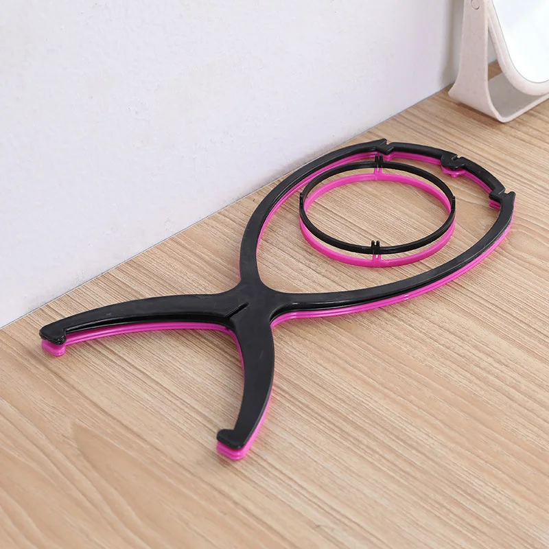 Wig Stand 1PCS Folding Plastic Adjustable Portable Hat Display Stand Durable Mannequin Dummy Head Plastic