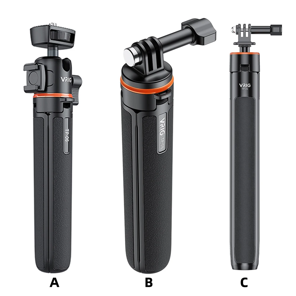 Selfie Stick Tripod Extension Rod Telescopic Extension Rod Pole Bar Adjustable with 1/4inch Thread for DJI Osmo Pocket 3