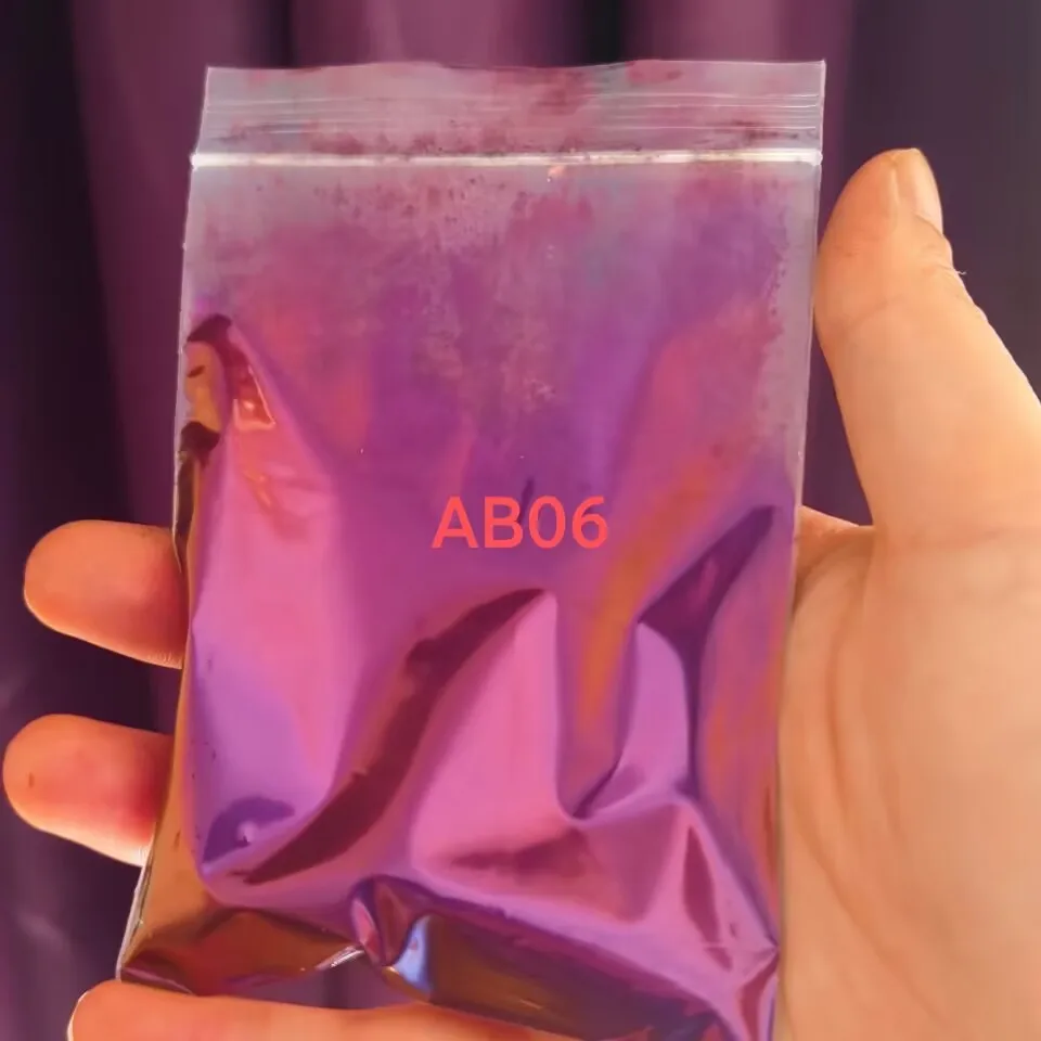 

10g Super Ultra Fine chrome Chromaflair/ chameleon /Hypershift Pgment Intense Colorshift automotive paint pigment powder