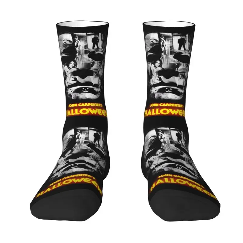 

Halloween Horror Movie Men Women Crew Socks Unisex Fashion 3D Printed Michael Myers Dress Socks