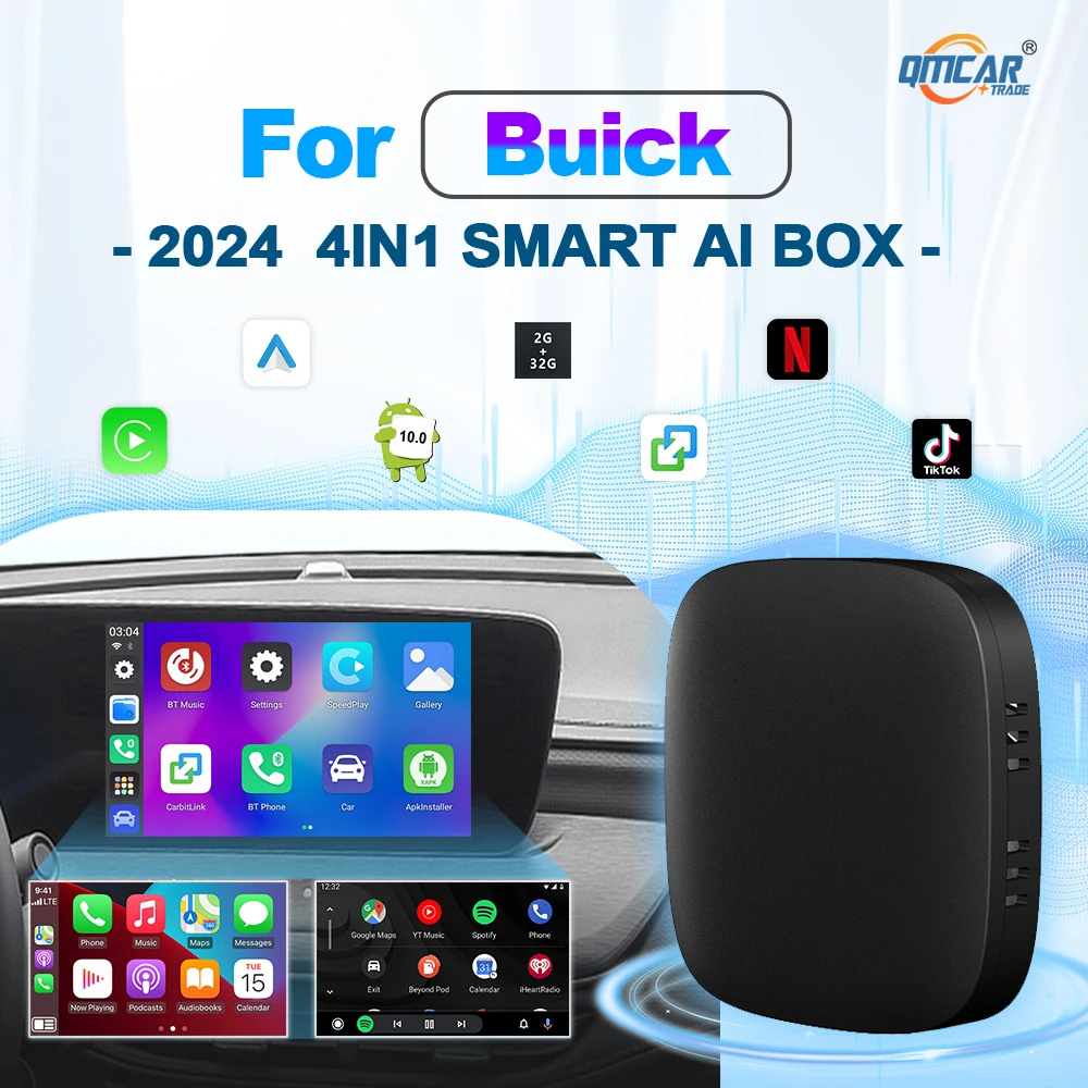

Carplay Ai Box беспроводной CarPlay Android Авто Tv Box для Youtube Netflix для Buick Excelle LaCrosse Encore анклава GT-MPV GL8 ES