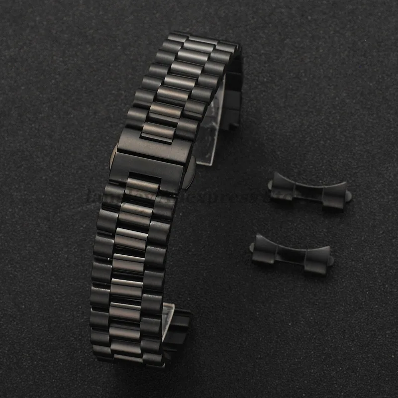 Premium Stainless Steel Watchband Replacement - Arc Interface Wristband Bracelet