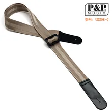  Small Guitar with PP Ukulele Leather Strap Ukulele Color Nylon Strap Musical Instrument Accessories 