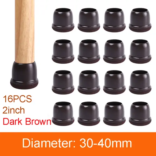 16PCS Transparent Table Chair Leg Protectors Caps Round Square for Furniture Foot Legs Cover Floor Protector with Felt Bottom - Image 20