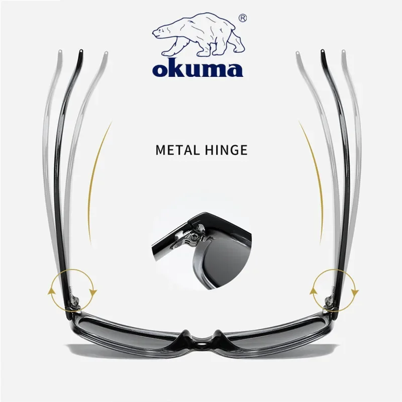 Polarized Sunglasses OKUMA Polarized Sunglasses UV400 Protection for Men and Women Outdoor Hunting Fishing Driving Bicycle Sunglasses Optional Box