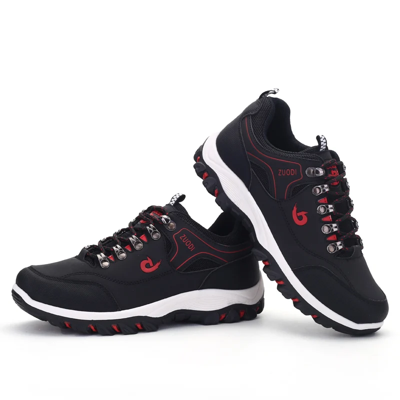 Men Shoes Leather Sneakers For Male Tennis Lightweight Walking