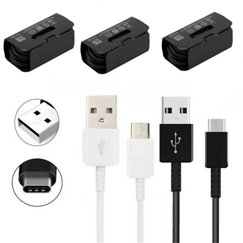 

10pcs Top Quality 1m 3ft Type c USB-C Data Charger Cable Fast Quick Charging USB C Cables For Samsung S10 S20 S21 htc Xiaomi