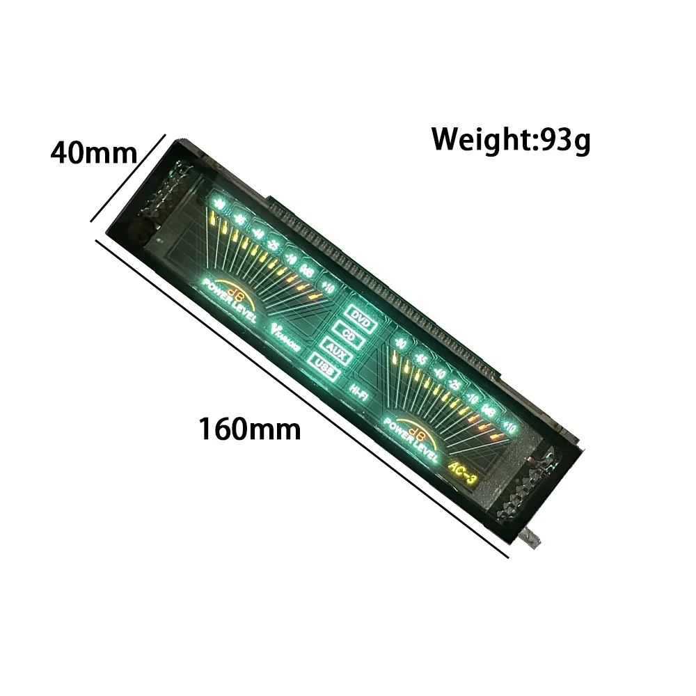 Voice-Activated LED Music Spectrum Display with Adjustable Sensitivity