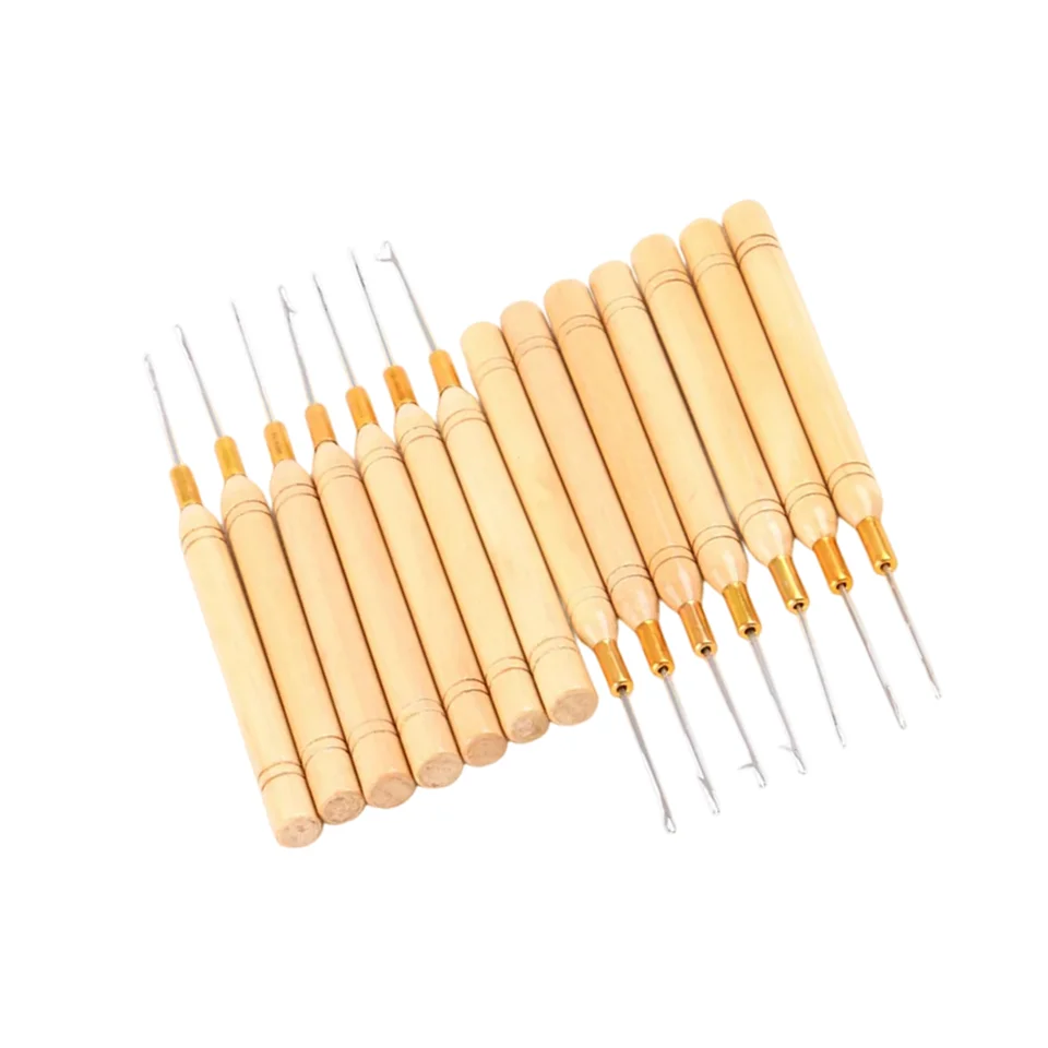 Handle Crochet Knitting Wooden Handle Hooks Needles Set Soft Weave Making Wigs For Hair Extensions Tools Deadlock Braid Hair battlestar galactica deadlock sin and sacrifice pc