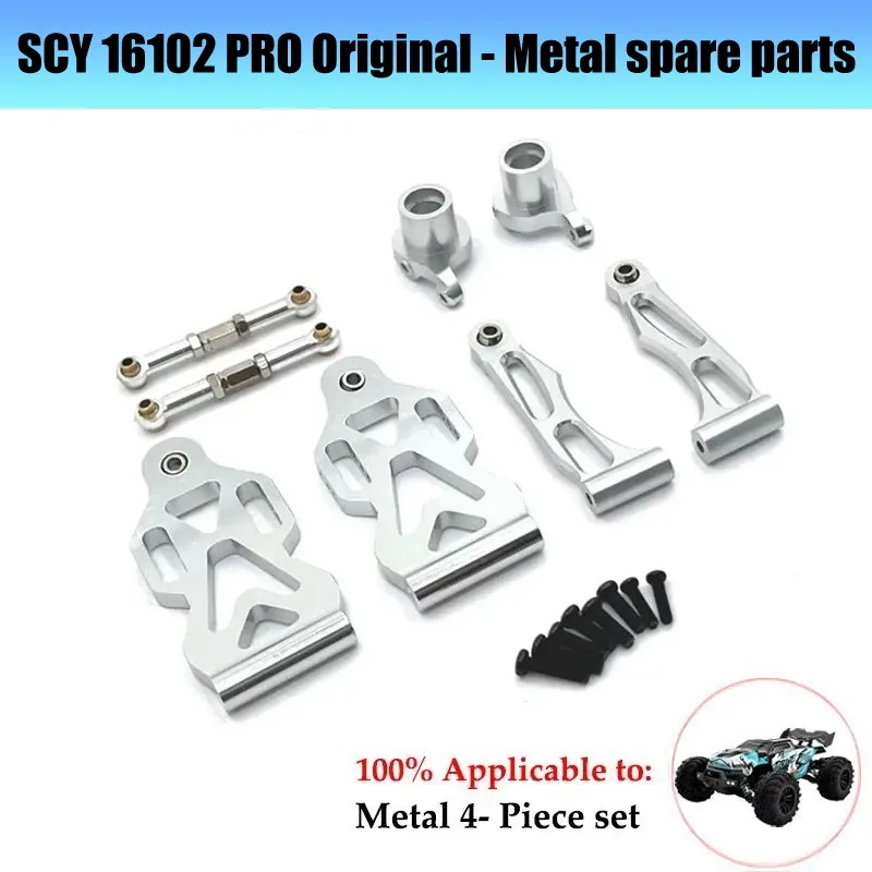 RC Crawler Upgrade Parts 16101PRO 16102PRO Brushless Metal Upgrade Accessories for SCY 16101 16102 16103 16201 Brushless Motor Gear Drive Shaft rc crawler upgrade parts
