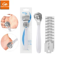 Foot Callus Shaver Heel Hard Skin Remover Hand Feet Pedicure Razor Tool Shavers Stainless Steel Handle 10 Blades Foot Care Tools 1