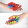 Counting Animal Models Paired With Classification Bowl Sets To Learn Mathematics, Colors, Soft Rubber Classification Toys 4