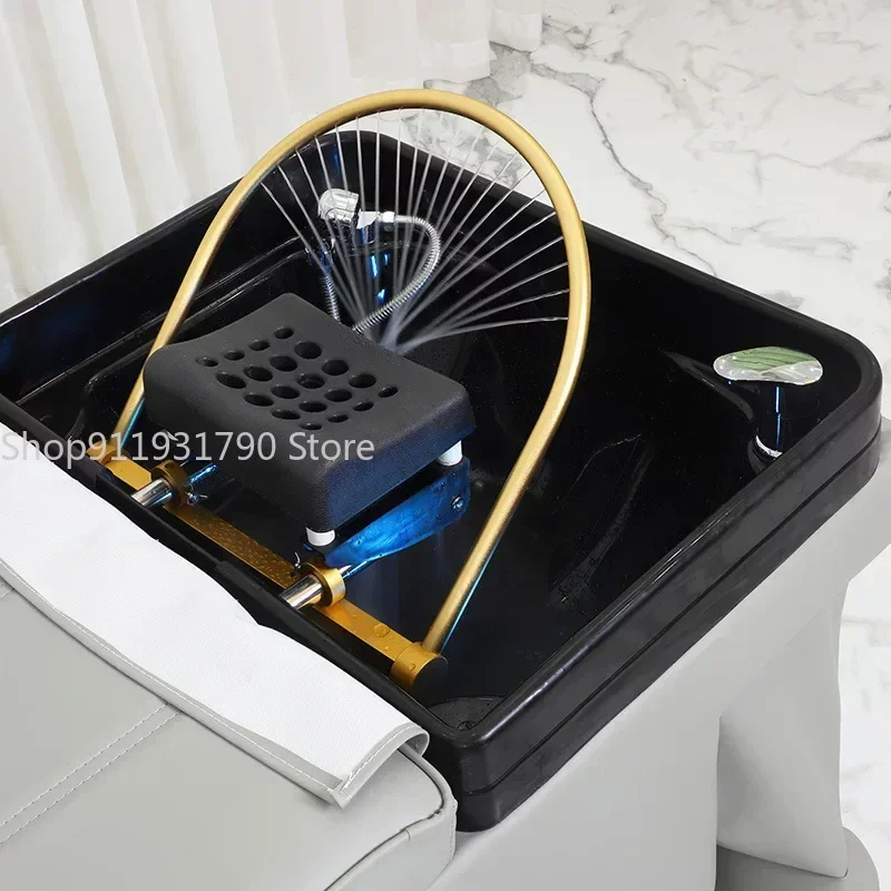 Head Spa Hair Washing Bed Comfort Stylist Comfort Shower Head Shampoo Chair Luxury Salon Behandelstoel Salon Furniture MQ50SC
