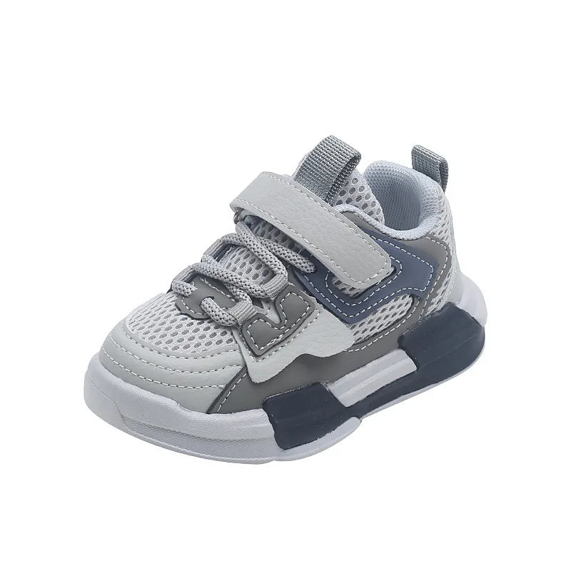 The New Sports Shoes Spring Flats for Boys Girls Soft Bottom Breathable Sneakers 1-6 Years Kids Outdoor Casual Shoes 21-30