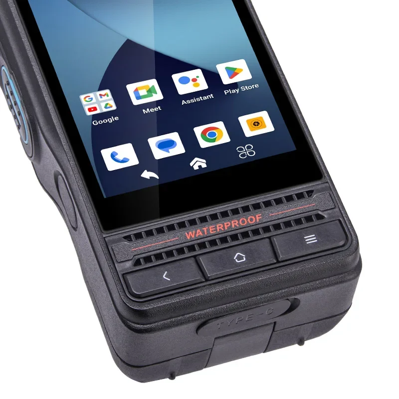 UNIWA  Walkie Talkie P8 4W DMR/Analog Dual ModeTouch Screen Waterproof 5000mAh UHF Smart Zello Mobile Walkie Talkie Android 14