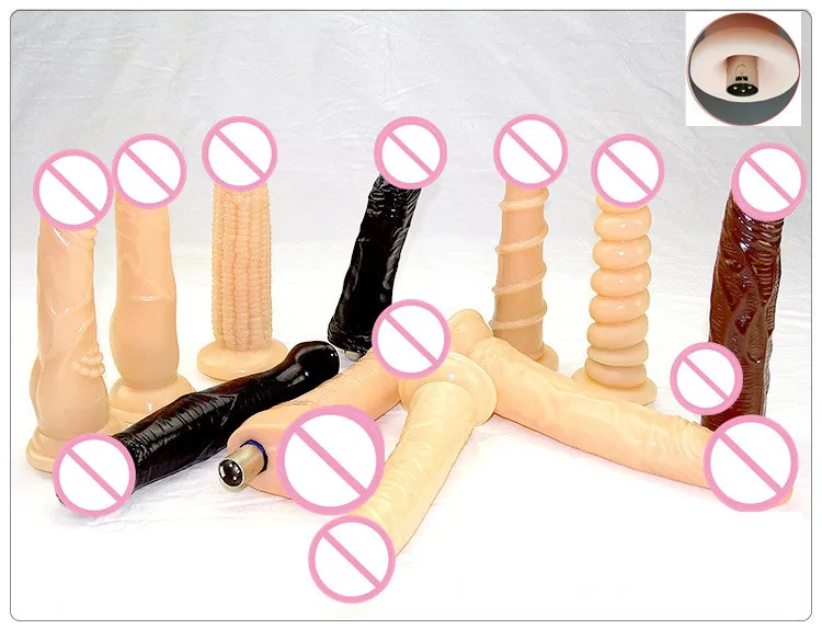 Realistic Silicone Dildos with 3XLR Connector For Sex Machine Attachment Sex Toys