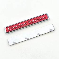 Limited Edition 3D Metal Logo Emblem & Decals (Red Silver)