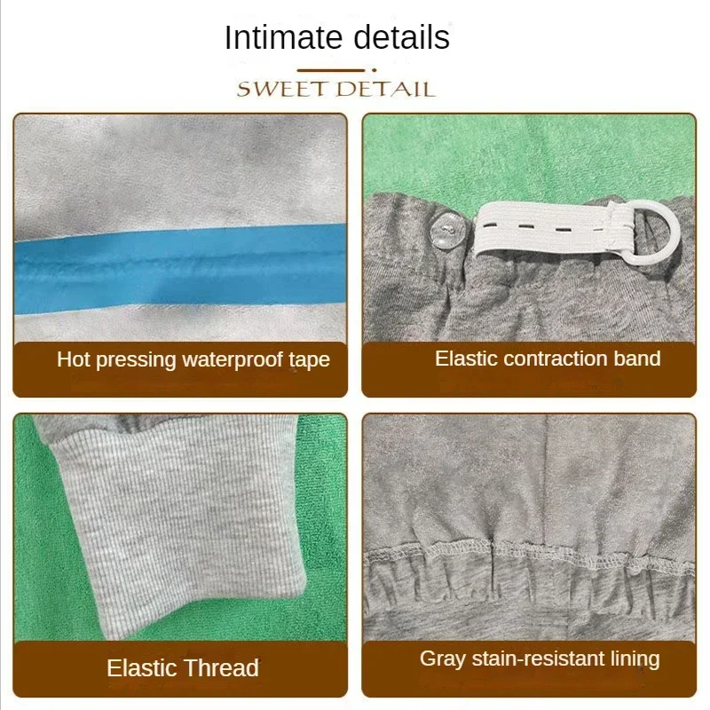 Waterproof Diaper Pants for The Elderly Leak-proof Long Pants Washable Cotton Adult Urine Pads Paralyzed Bedridden Men Women reusable diapers disposable adult diapers incontinence bed pad